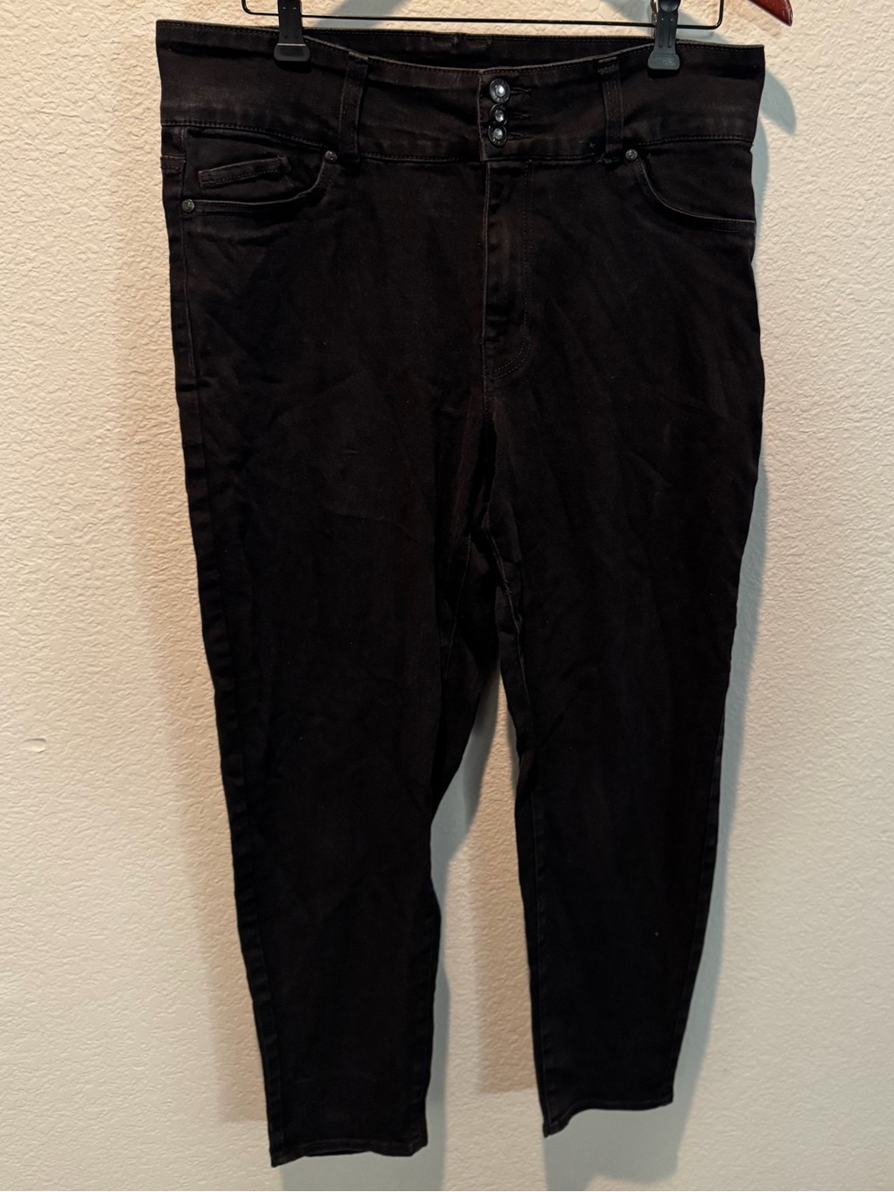 Faith Jeans Black Women's Jeans - Skinny Fit 18W